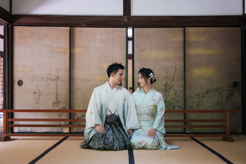 In kimono, Kyoto